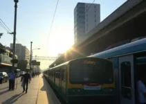 manhã na estação Capão Redondo