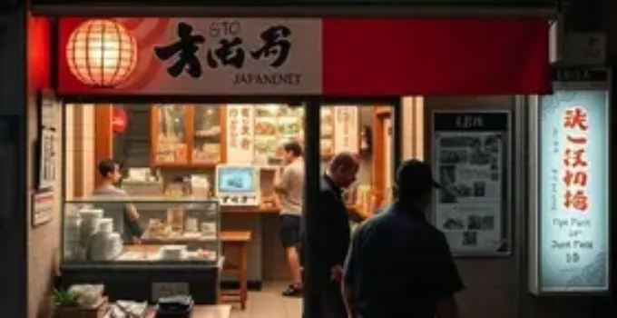 arrastão em restaurante japonês