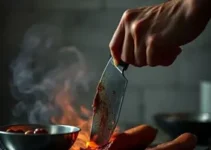 cozinheira esfaqueia ex-namorada