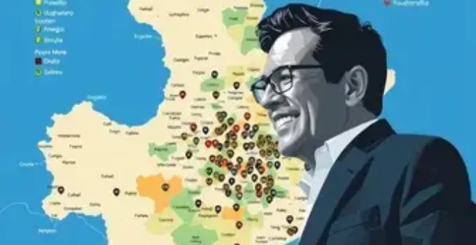 distribuição de votos