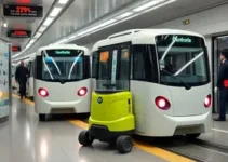 Robôs de limpeza Metrô SP