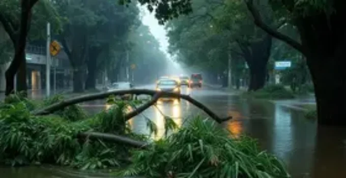 temporal em São Paulo