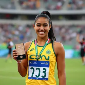 Vanessa Sena atleta do Centro Olímpico